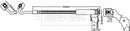 Borg & Beck Brake Hose  - BBH8619 fits CHRYSLER GRAND VOYAGER 10/07-