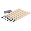 Draper Wood Carving Set With S/Stone - 31777