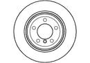 Disctech Brake Disc (Single) - Fits Bmw, Citroën - ABD2826 - Rear Axle