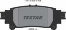 Textar Brake Pad Set - 2552501