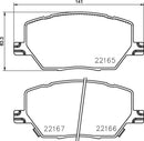 Mintex Brake Pad Set fits -Fiat Jeep MDB3770 (also fits other vehicles)