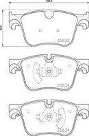Mintex Brake Pad Set fits -Citroën Peugeot MDB3781 (also fits other vehicles)