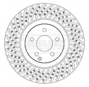 Borg & Beck Brake Disc (Pair)  - BBD4628