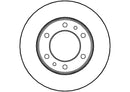 Disctech Brake Disc (Single) - Fits Renault, Toyota - ABD3505 - Front Axle
