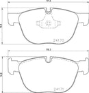 Mintex Brake Pad Set fits -BMW MDB2827 (also fits other vehicles)