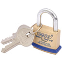 Draper Solid Brass Padlock 30mm - 64160