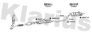 Klarius SB101J - Box With Centre Pipe  - Fits Saab 9-5 3.0TiD