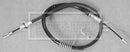 Borg & Beck Handbrake Cable - Rear RH - BKB3751