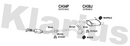 Klarius CH34P - Centre Pipe  - Fits Chrysler PT Cruiser 2.2CRD
