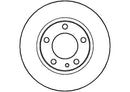 Disctech Brake Disc (Single) - Fits Bmw, Kia - ABD2702 - Front Axle