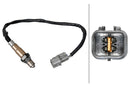 HELLA 6PA 358 221-431 Lambda Sensor - 4-pin connector