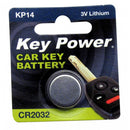Key Power Coin Cell Battery CR2032 - Lithium 3V - Box of 10 - CR2032KP-PK10