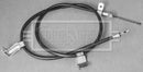 Borg & Beck Brake Cable - BKB3330 fits Nissan X TRAIL (T31) 07/07-