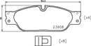 Mintex Brake Pad Set fits -Daimler Jaguar MDB2724 (also fits other vehicles)