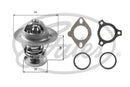 Gates Thermostat, coolant - TH26988G1