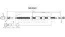 Borg & Beck Brake Hose - BBH9020