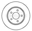 Borg & Beck Brake Disc (Pair)  - BBD4123