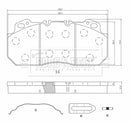 Borg & Beck Brake Pads - BBP33012