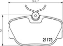 Mintex Brake Pad Set fits -BMW MDB1401 (also fits other vehicles)