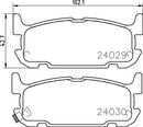Mintex Brake Pad Set fits -Eunos Mazda MDB2575 (also fits other vehicles)