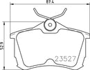 Mintex Brake Pad Set fits -Honda MDB1990 (also fits other vehicles)