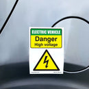 Prosol High Voltage Hazard Reuseable Stickers - HVS7561
