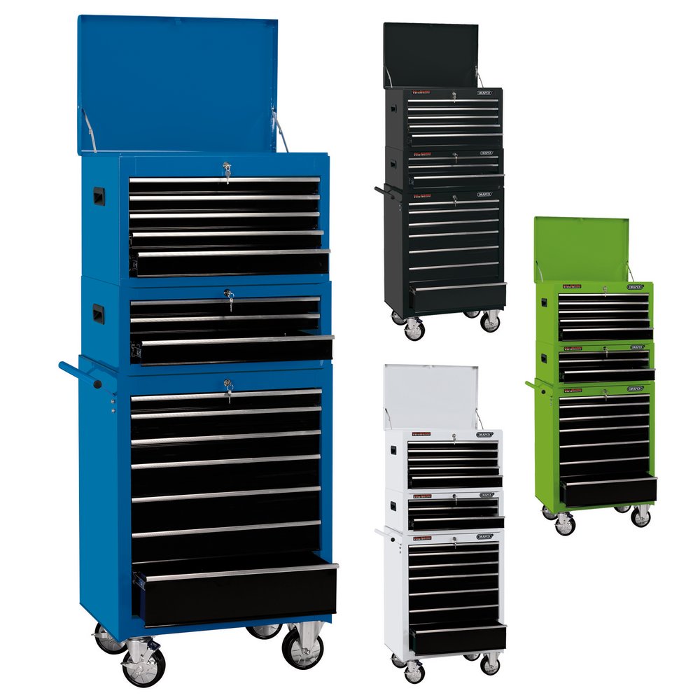 Draper Expert Combi Tool Chest - Blue - 04593| Arnold Clark Autoparts