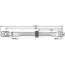 Borg & Beck Brake Hose  - BBH6631 fits VAG A3,Octavia,Leon,Bora,Golf