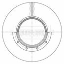 Borg & Beck Brake Disc - BBD32623