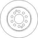 Disctech Brake Disc (Single) - Fits Hyundai, Mg - ABD3881 - Rear Axle