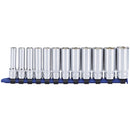Socket Set - Deep - Metric - 3/8in. Dr - 12 Piece - SSD38012M