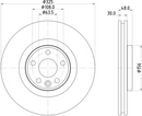 Mintex Front Brake Disc - MDC3201C
