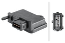 HELLA 6PP 358 152-181 Sensor, boost pressure - 3-pin connector - Bolted