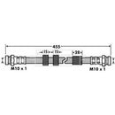 Borg & Beck Brake Hose  - BBH7432 fits Ford Ranger,Mazda B Series 99-