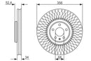 Bosch Brake Disc > Single Bd1578 Part No - 0986479748