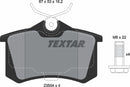 Citroën Nissan Opel Renault Vauxhall, Brake Pad Set - Textar 2355406