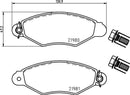 Mintex Brake Pad Set fits -Citroën Peugeot MDB1837 (also fits other vehicles)