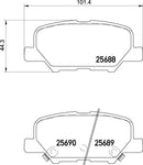 Mintex Brake Pad Set fits -Citroën Mazda Mitsubishi Peugeot MDB3336 (also fits other vehicles)