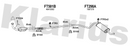 Klarius FT501B - Centre Pipe  - Fits Fiat Cinquecento 900i