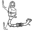 Klarius 323713 - Catalyst Type Approved Withpip  - Fits Ford Fiesta VI 1.0