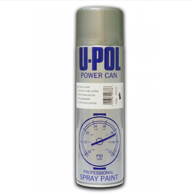 U-Pol Power Can 500ml - Alloy Silver - UPOPCAS/AL
