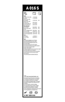 Bosch Aerotwin Front Wiper Blade Set - 550/550mm - A016S