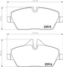 Mintex Brake Pad Set fits -BMW Mini MDB2682 (also fits other vehicles)