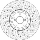 Disctech Brake Disc (Single) - Fits Bmw, Mini - ABD3916 - Rear Axle Right