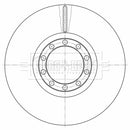 Borg & Beck Brake Disc - BBD32643