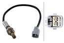HELLA 6PA 358 221-541 Lambda Sensor - 4-pin connector