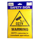 Castle Promotions Outdoor Vinyl Sticker - CCTV Warning - CCTV