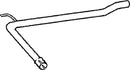 Klarius VW429E - Centre Pipe  - Fits Volkswagen Transporter T4 2.4D