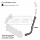 Borg & Beck Turbo Hose  - BTH1293 fits Ford Transit V184 (RWD)