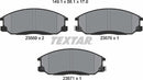 Daewoo Hyundai Ssangyong, Brake Pad Set - Textar 2356901